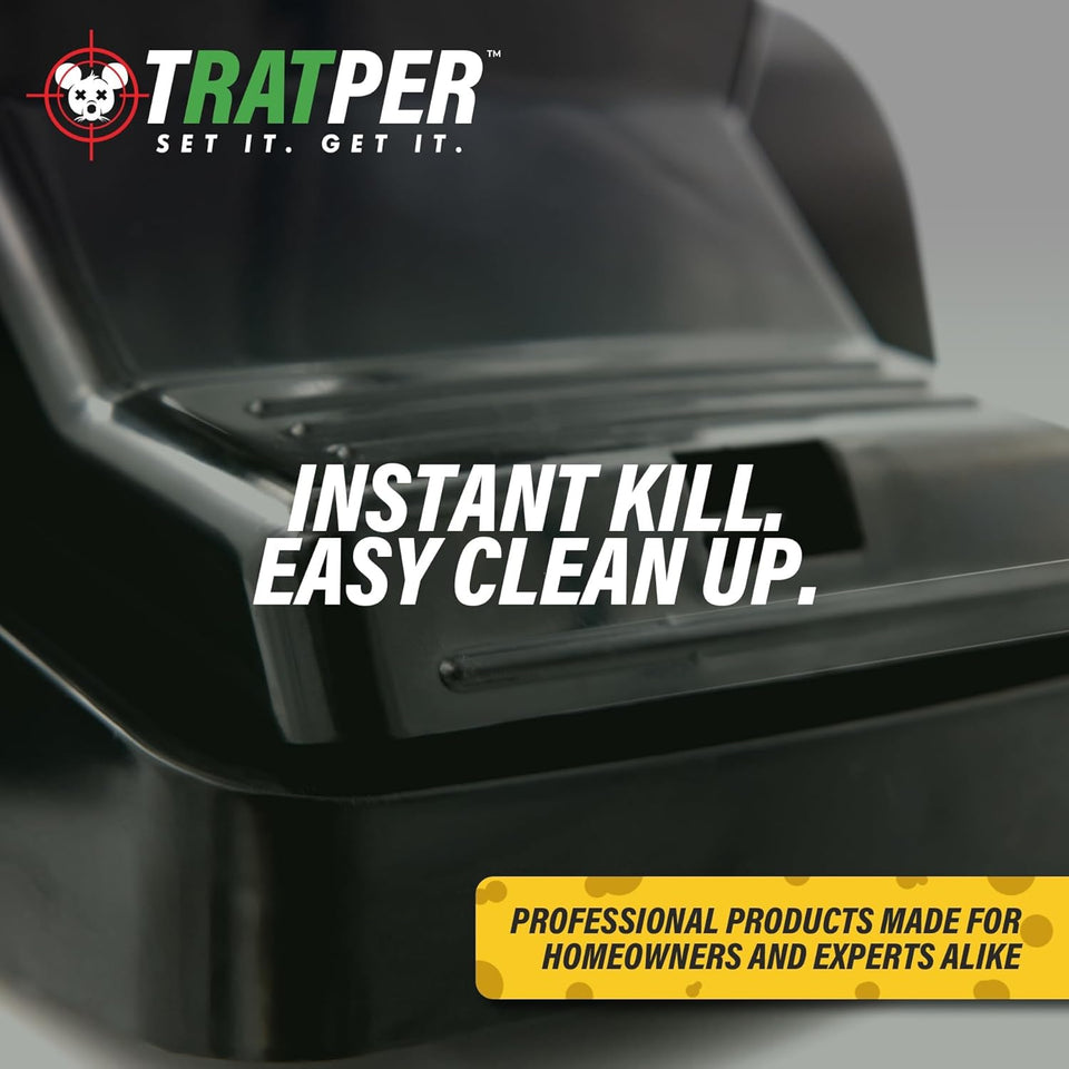 Rat and Chipmunk Traps. Prevents Accidental Triggering with Dual Tunneled Design. Covered Snap Traps for Humane Kill, Reusable, Pest Control for Rats, Indoor & Outdoor Use. 2 Pack