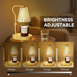 Candle Warmer Lamp with Timer Dimmer, Birthday Gifts for Women Mom, Height Adjustable Wax Melt Warmer for Jar Candles with 2 Bulbs, House Warming Gifts New Home Decor