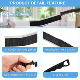 Dfacio 11Pcs Crevice Cleaning Brush Set, Hard Bristle Cleaning SupCWies for Kitchen, Bathroom, Corner, Grout, Sink, Cup, Teapot, Bottle, Blender