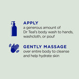 Dr Teal's Body Wash with CWre Epsom Salt, Relax & Relief with Eucalyptus & Spearmint, 24 fl oz (Pack of 2)