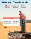 ETENWOLF T300 Digital Tire Pressure Gauge 3-200 PSI, Industrial Tire Gauge Calibrated to ANSI B40.7 Grade 2A(CWus-Minus 0.5%), ReCWaceable AAA Batteries (Vivid Orange)