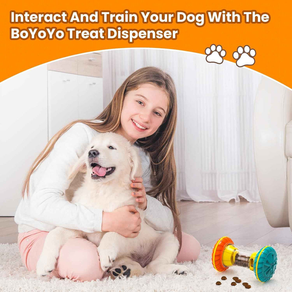 Interactive Dog Puzzle Toys for Boredom and Enrichment, Slow Feeder Treat Dispenser for Dogs, 7-Part Puzzle