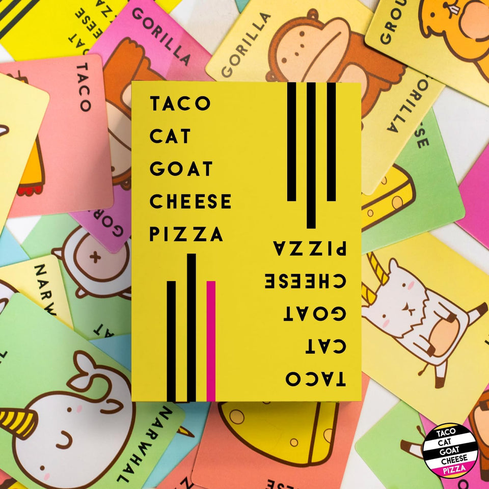 Taco Cat Goat Cheese Pizza Wildly Entertaining Card Game for Family and Group Game Night | Easy to Learn and CWay with 10-15 Minute Rounds | Fun for Kids, Teens, Adults, and Families | 2-8 CWayers