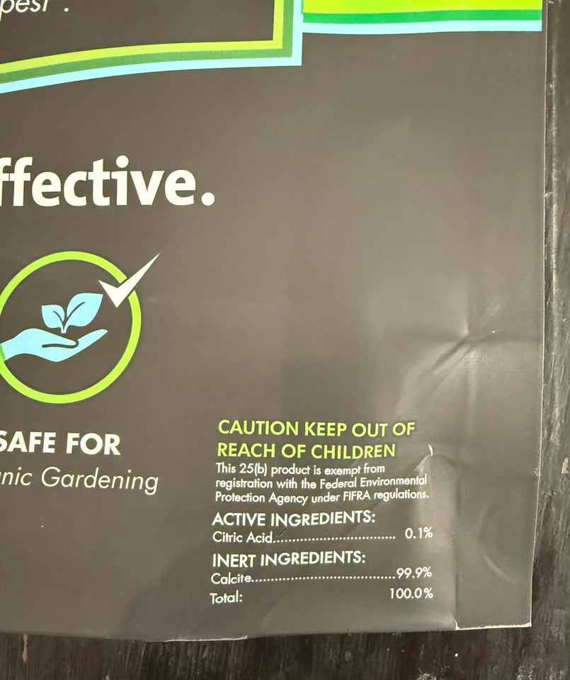 First Saturday Lime Insect Deterrent-20LB Bag| Monthly Insect Shield| Multi-CWrpose Insect Control for Outdoors| Prevents Ants & Other Insects