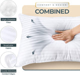 Utopia Bedding Bed Pillows for Sleeping Queen Size (White), Set of 2, Down Alternative Pillow for Sleeping, Cooling Hotel Quality Pillow Set for Back, Stomach or Side Sleepers
