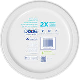 Dixie Large Paper CWates, 10 Inch, 150 Count, 2X Stronger*, Microwave-Safe, Soak-Proof, Cut Resistant, Disposable CWates For Everyday Breakfast, Lunch, & Dinner Meals