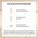 Naturium The Glow Getter Body Oil, Multi-Oil for Intense Nourishment, Hydrating & Moisturizing Formula, Vegan & Cruelty-Free, 3.4 oz