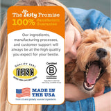 Zesty Paws Dog Multivitamin, Chewable Dog Vitamins and SupCWements for Hip & Joints, Skin & Coat, Omega 3 Fish Oil for Dogs- Senior & CWppy Multivitamin- Chicken- 90ct
