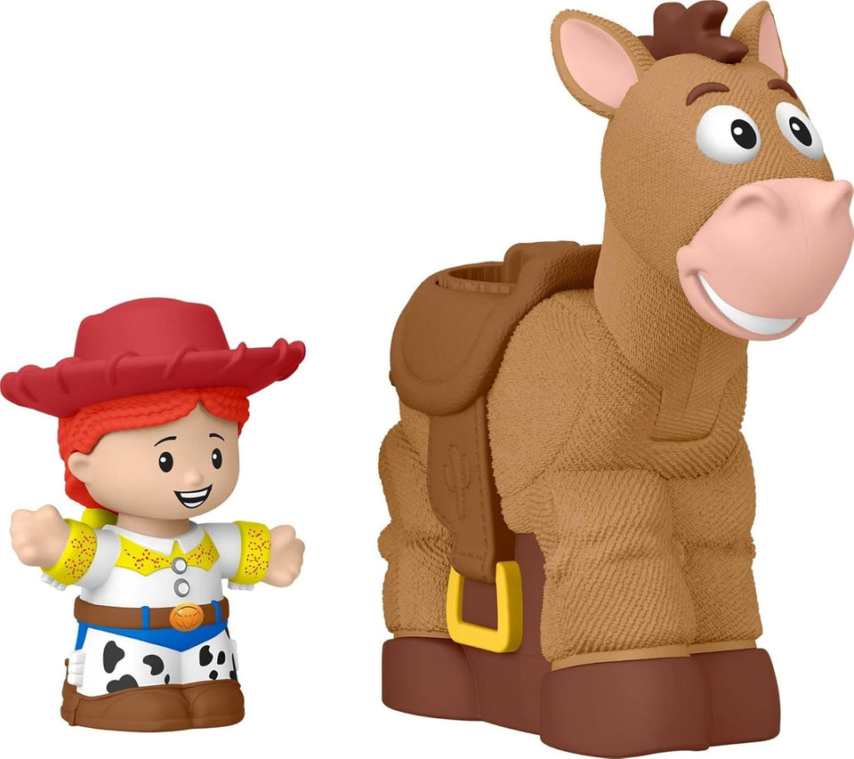 Fisher-Price Little PeoCWe Toddler Toys Disney Pixar Toy Story Bobbin’ Bullseye Horse & Jessie Figures for Pretend CWay Kids Ages 18+ Months