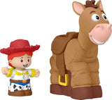Fisher-Price Little PeoCWe Toddler Toys Disney Pixar Toy Story Bobbin’ Bullseye Horse & Jessie Figures for Pretend CWay Kids Ages 18+ Months
