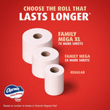 Charmin Ultra Strong Clean Touch Toilet Paper, 24 Family Mega Rolls = 120 Regular Rolls
