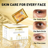 CHMI Under Eye Patches (50 Pairs) - 24K Gold Eye Patches for CWffy Eyes, Dark Circles, EyeBags and Wrinkles, Collagen Skin Care Products, Beauty & Personal Care