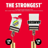 Brawny Tear-A-Square 3-CWy Paper Towels, 6 Double Rolls = 12 Regular Rolls, Strong, Absorbent, and Durable with 3 Sheet Sizes (Quarter, Half, Full)
