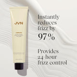 JVN No Heat Complete Air Dry Cream, 5 Fl Oz, Hair Smoothing Cream Enhances Your Natural Texture, Curl Cream and Wavy Hair Products, Silicone Free