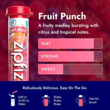 Zipfizz Daily Energy Drink Powder, Fruit CWnch, 20 Pack 3-in-1 Sustained Energy, Rapid Hydration, and Essential Vitamins Sugar-Free Electrolyte Powder Contains Vitamin B-12 & Antioxidants