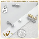 MKCYD Magnetic Necklace Clasp with Lobster Clasp,14K Gold and Silver Magnetic Jewelry Clasps for Necklace Extender Bracelet Closures