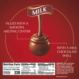 lindt lindor milk chocolate candy truffles 15.2 oz bag individually wrapped