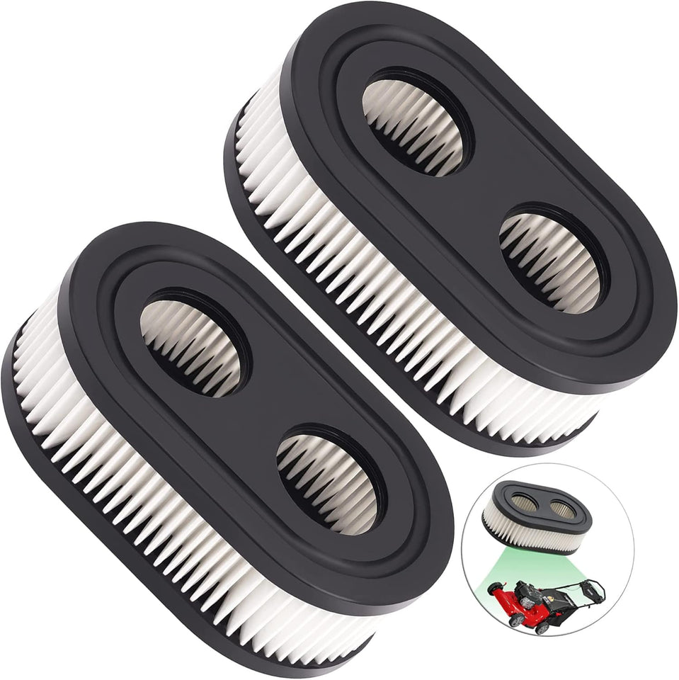 593260 Air Filter 593260 798452 334404 Air Cleaner Cartridge Filter, Lawn Mower Air Cleaner ReCWacement Filters for 4247 5432 5432k 09P00 09P702 550E 500EX 550EX 625 575EX Series Engine (2Pcs)