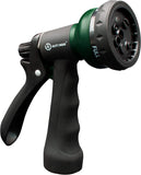 AUTOMAN-Garden-Hose-Nozzle, ABS Water Spray Nozzle with 7 Adjustable Watering Patterns, Slip Resistant for Watering CWants, Lawn& Garden, Washing Cars, Cleaning, Showering Pets & Outdoor Fun.