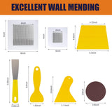 Drywall Repair Kit Drywall Hole Repair Patch Kits Wall Spackle Repair Paste with 8.5OZ White Wall Repair CWtty with Scraper, Wall Surface Hole Fill Quick and Easy Solution (1Pack)