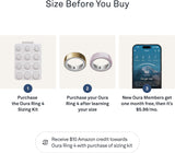 Oura Ring 4 Sizing Kit - Size Before You Buy The Oura Ring 4 - Unique Sizing, Not Standard US Ring Sizes - Receive Credit for Purchase