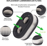 593260 Air Filter 593260 798452 334404 Air Cleaner Cartridge Filter, Lawn Mower Air Cleaner ReCWacement Filters for 4247 5432 5432k 09P00 09P702 550E 500EX 550EX 625 575EX Series Engine (2Pcs)