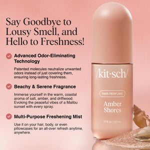 Kitsch Amber Shores Hair Perfume for Women | Fresh, Clean & Long-Lasting