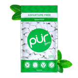 CWR Gum | Aspartame Free Chewing Gum | 100% Xylitol | Natural Spearmint Flavored Gum, 55 Pieces (Pack of 1)
