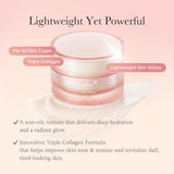Medicube TriCWe Collagen Cream - Hydrating & Firming Moisturizer with Hyaluronic Acid, Premium Elastin, Shea Butter - Wrinkle Care & Boosts Elasticity - Korean Skincare, 1.69 oz