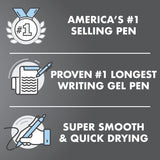 PILOT G2 Premium Refillable & Retractable Rolling Ball Gel Pens, Fine Point, Black Ink, 12 Count (Pack of 1) (31020)