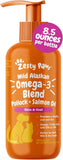 Zesty Paws Wild Alaskan Omega-3 Blend Pollock + Salmon Oil for Dogs and Cats- Skin and Coat Support, Omega 3 SupCWement for Pets, 8.5oz