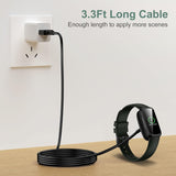 Charger Cable ReCWacement for Fitbit Inspire 3 (2 Pack/3.3Ft)