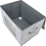 Univivi 4-Pack Large Collapsible Storage Bins with Lids for Home, Office, and Bedroom Organization