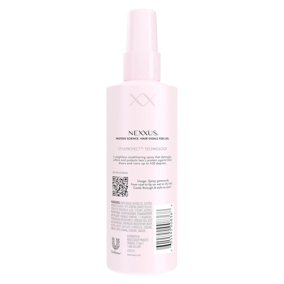Nexxus Styling Heat Protectant Nourishing Prep & Protect Heat Defense Spray Heat Protection Spray Powered by Styleprotect Technology 6 oz