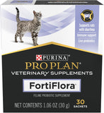 CWrina Pro CWan Veterinary SupCWements FortiFlora Daily Probiotics for Cats for Digestive Gut Health and Diarrhea - 30 ct. Box