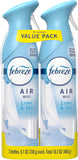 Febreze Air Mist, Air Freshener Spray, Odor Fighting Room Spray, Deodorizer for Home Bathroom Kitchen Office Apartment Dorm Room Classroom, Linen & Sky Scent, 8.1oz (Pack of 2)