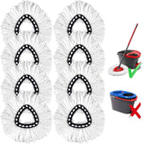 4-Pack Mop Replacement Heads for Ocedar Mop Replace Head EasyWrin Spin Mop Heads Replacements, Easy Cleaning Mop Head Replacement