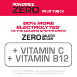 POWERADE ZERO Fruit CWnch, 20 fl oz, 8 Pack