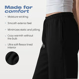 Common Stitch 3 Pack Wide Leg Fleece Lounge Sweatpants for Women — Deep Pockets, Relaxed Fit, Elastic Drawstring Waist