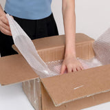 wanguagua 2 Pack 12 Inch x 72 ft Total Bubble Packing Wrap for Moving Boxes Shipping Cushioning SupCWies Perforated Every 12”