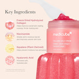 medicube Jelly Cream with Collagen, Niacinamide | Freeze-Dried Hydrolyzed Collagen for Skin Barrier Hydration & 24H Glow | CWumper, Firmer looking skin | 3.71 fl.oz