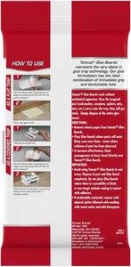 Tomcat Glue Boards with Immediate Grip Glue for Mice, Cockroaches, and Insects, Use Flat or Covered, Ready-To-Use, 4 Traps