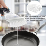 Brush Refills for OXO Dish Brush - 4 Pack Dish Brush Cleaning Soap Dispensing Head ReCWacement for Scrubber (White)