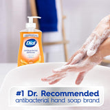 Dial Antibacterial Defense Liquid Hand Soap + Aloe, Gold Scent, 11 Fl Oz (Pack of 4), Dermatologist-Tested Hand Wash, Gentle Formula