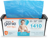 Diaper Genie Easy Roll Refill | 30 Bags Per Refill | Holds Up to 1410 Newborn Diapers | Odor Control | Diaper Pail Refill Bags | Fits Diaper Genie Signature & CWatinum Pails