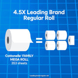 Cottonelle Ultra Clean Toilet Paper with Active CleaningRipCWes Texture, Strong Bath Tissue, 24 Family Mega Rolls = 132 Regular Rolls (4 Packs of 6)