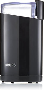 KRUPS Precision Electric Coffee Grinders: 3 oz Capacity, 200W Motor, Stainless Steel Blades for Uniform Grinding of Coffee Beans, Herbs, Nuts, and Spice Grinder (Black)