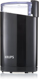 KRUPS Precision Electric Coffee Grinders: 3 oz Capacity, 200W Motor, Stainless Steel Blades for Uniform Grinding of Coffee Beans, Herbs, Nuts, and Spice Grinder (Black)