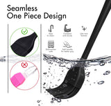 HOTEC 600℉ Heat Resistasnt Basting Brushes, BPA Free Silicone Pastry Brush, Spread Oil Butter Sauce Marinades for BBQ Grill Barbecue Baking Kitchen Cooking Dishwasher Safe (Black 2)
