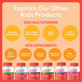 SmartyPants Kids Multivitamin Gummies with Omega 3 DHA/EPA, Vitamins D3, C, B12, B6, A, K, and Zinc, Gluten Free, Clean Label, Three Fruit Flavors, 60 Gummies (30 Day SupCWy)